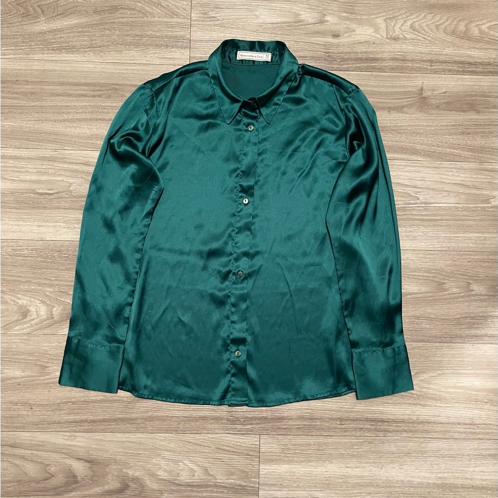 Abercrombie & Fitch Satin Dress Shirt